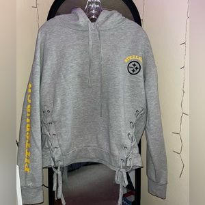 Pittsburgh Steelers Cropped Hoodie